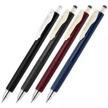 Zebra Gel Ballpoint Pen Sarasanano 0.3mm Black 4 Color Set JJH72-BK4C-AZ