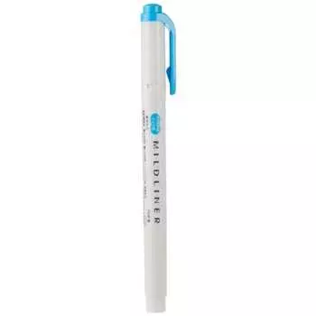 Зебра Хайлайтер Мягкий лайнер Мягкий голубой WKT7-MCYA