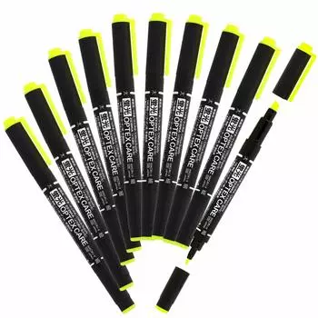 Zebra Highlighter Optex Care Yellow 10 pieces B-WKCR1-Y