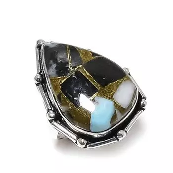 Zebra Jasper Gemstone Handmade 925 Sterling Silver Jewelry Ring Size 6 G0J22