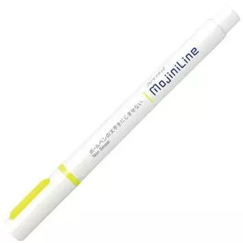 Zebra Just Fit Mojini Line of Highlighter, Yellow, WKS22-Y (Pack 10)
