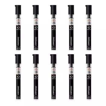 Zebra mechanical pencil lead Delguard refill 2B 10 pieces 0.5 B-P-LD10-2B