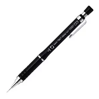 Zebra Mechanical Pencil Tect Two Way Light 0.3 Pure Black MAS42-PBK