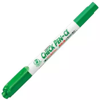 Zebra memorization check pen Alpha green 10 pieces B-WYT20-G