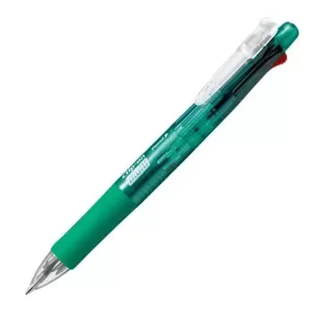 Zebra Multi-Function Pen 4 Colors + Sharp Clip-on Multi Green B4SA1-G