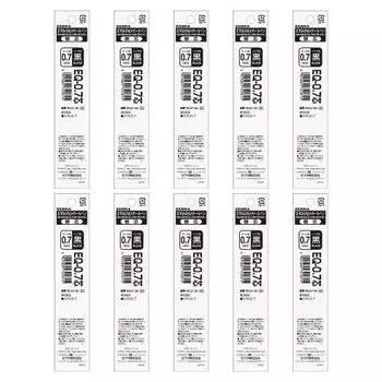 Zebra oil-based ballpoint pen refill slurry EQ-0.7 lead black 10 pieces B-REQ7-BK