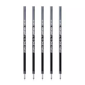 Zebra oil-based ballpoint pen refill SNC-0.7 lead Blen multicolor multifunction black 5 pieces RSNC7-BK-5AZ