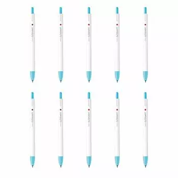 ZEBRA pen clickart aqua blue 10 pieces water-based B-WYSS22-AQB