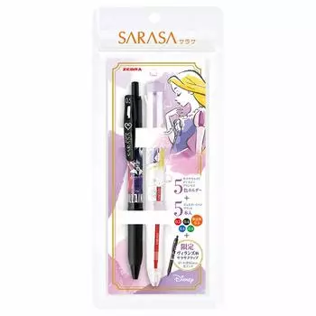 Zebra Pen Sarasa Clip Sarasa Select Disney Princess Set Rapunzel Multi-Function SE-S5A20-DSP2-RP