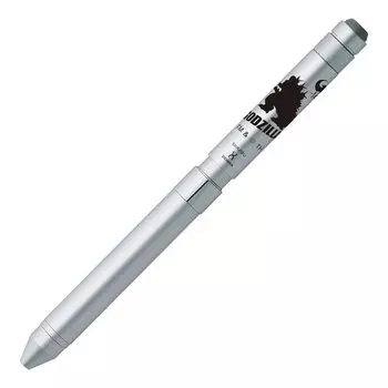 Zebra Pen Shabo X ST3 Limited Godzilla 2024 Silver Shaft Multi-Function SB15-GZ24-S