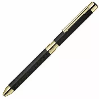 Zebra Pen SL6 Leather Black Multi-Function Shabo-X SB36-LBK чёрный