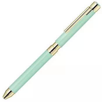 Ручка Zebra Pen SL6 из кожи цвета мяты многофункциональная Shabo-X SB36-LMG мятный зеленый