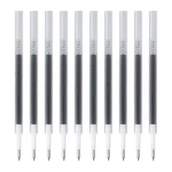 Zebra Sarasa Mark On Ballpoint Pen Refills, MJF-0.4, Black, 10-Pack, B-RMJF4-BK