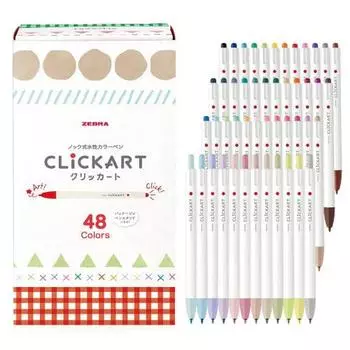 Zebra water-based pen Clickart 48 colors WYSS22-48C