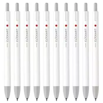 Zebra water-based pen Clickart light gray 10 pieces B-WYSS22-LGR