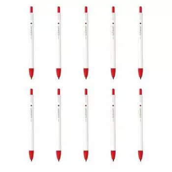 ZEBRA water-based pen clickart red 10 pieces B-WYSS22-R