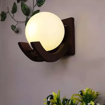Zedo Wall Lamp, Wall Decor, Wall Hanging Wood Light/lamp, Decorative Home, Living Room, Indoor/Outdoor Lighting
