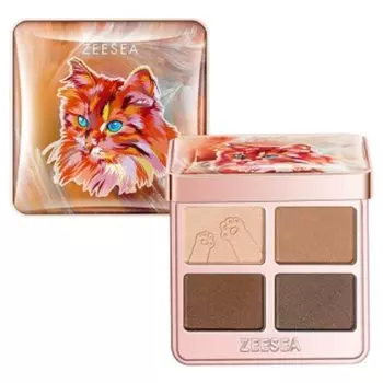 ZEESEA Animal Eye Shadow 06 (4 оттенка)