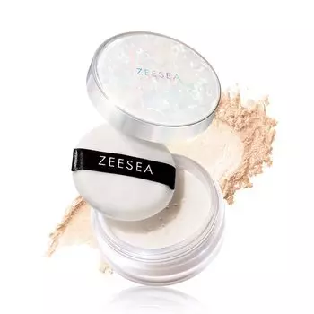 ZEESEA Feather Light Loose Powder Increases reduces shine and is prevents makeup from coming comes with a special powder suitable for all skin types