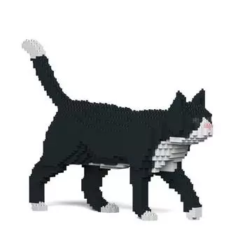 Zeka Premium Nanoblock Walking Tuxedo Cat Tuxedo Cat 02S, разноцветные, популярные корейские игрушки