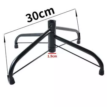 Зеленая елка Металлическая подставка Держатель Основания Рождественские украшения Инструменты Прочный 30cm Pipe 19mm