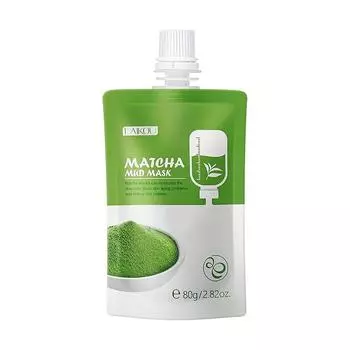 Зеленая глина Матча, 80 г, маска, глиняная очищающая грязевая маска для лица, мазковая маска 80g