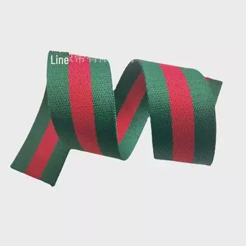 Зеленая и красная 2 см/5 см женская сумка на плечевой ремень с 1,2 мм полиэстеровой твиловой лентой для украшения шляпы 1CM