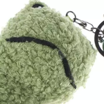 Зеленая лягушка плюшевая кукла брелок подвеска сумка украшения брелок держатель