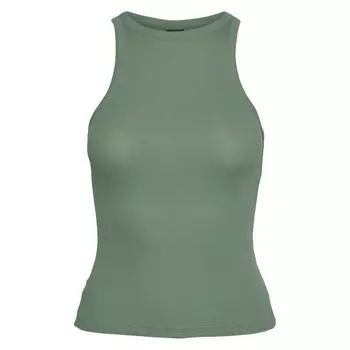 Зеленая майка с американским воротником Женская VERO MODA XL зелёный