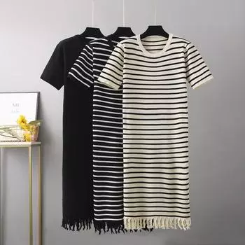 Зеленое платье с v-образным вырезом, платье на бретельках, женское трикотажное платье в рубчик с высокой талией, клубные платья для женщин, летние платья Hlater One Size чёрный