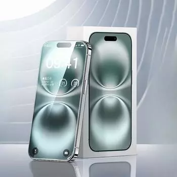 Зеленое закаленное стекло для iPhone 16 Pro Max Plus Защитная пленка для глаз для iPhone16 16promax Защитная пленка iphone 16 чистый