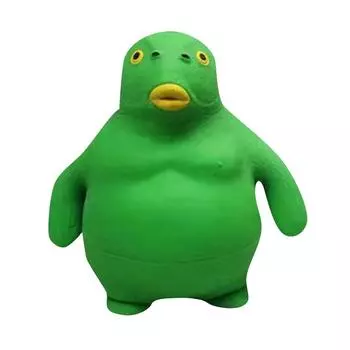 Зеленоголовая пинч-музыка для декомпрессии Зеленоголовая рыба-игрушка Песочная скульптура Забавная глупая рыба для вентиляции Артефакт S зелёный