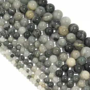 Зеленые кроличьи волосы 4/6/8/10/12 мм стильные каменные ювелирные бусины подходят для женских модных аксессуаров DIY для ожерелий, браслетов Dia 4mm