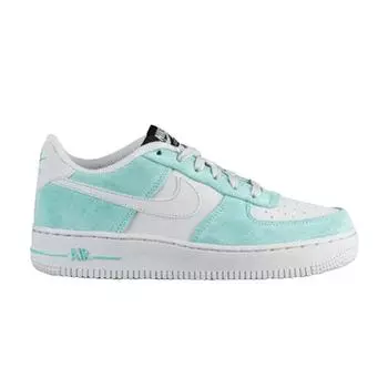 Зеленые кроссовки Nike Air Force 1 GS Island Pure-Platinum 596728-301