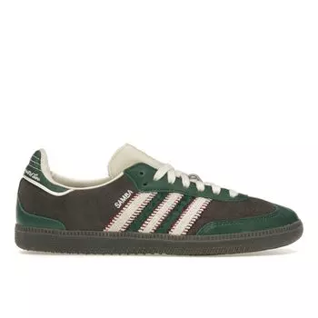 Зеленые кроссовки унисекс adidas notitle x Samba ID6022 35