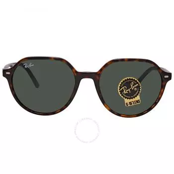 Зеленые круглые солнцезащитные очки унисекс Ray Ban Thalia RB2195 902 31 53