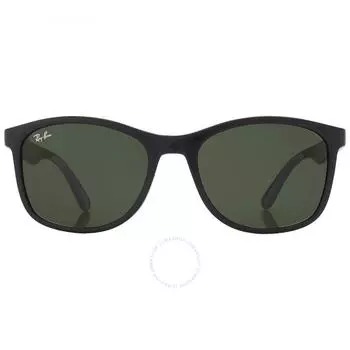 Зеленые квадратные солнцезащитные очки унисекс Ray Ban RB4374 601 31 56