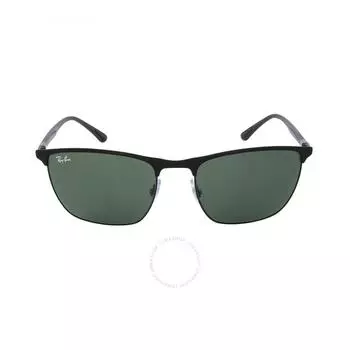 Зеленые квадратные солнцезащитные очки унисекс Ray Ban RB3686 186 31 57