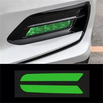 Зеленые накладки на передние противотуманные фары, виниловые тонировочные пленки для honda accord 2018-2020