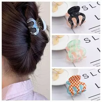 Зеленые розовые заколки для волос акриловые шпильки для волос милые аксессуары для волос колледж синий/оранжевый