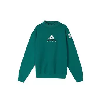 Зеленые топы унисекс Palace x adidas EQT Crew HK2135 L