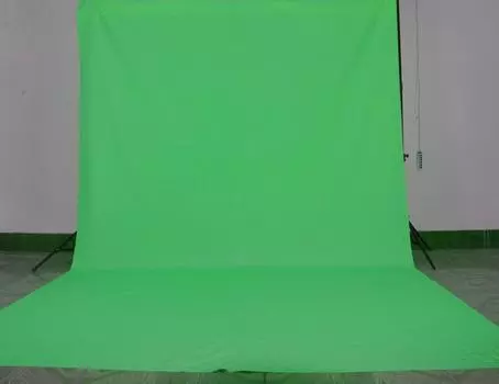 Зеленый экранный фон 3x3 из нетканого материала для студийной фотосъемки 290*300 зелёный