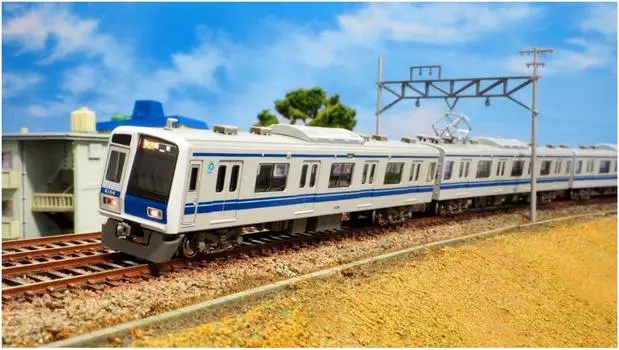 Зеленый алюминиевый вагон Seibu серии 6000 Max N, 6156, комплект для обновления оборудования промежуточных вагонов для безэлектростанции 30806, формирование железнодорожной модели поезда,