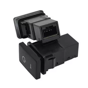 Зеленый автомобильный светодиодный DRL электропривод складывания зеркала заднего вида кнопка переднего заднего дифференциала переключатель блокировки для Toyota Camry Prius Corolla Prado