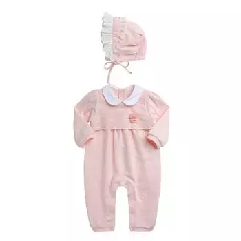 Зеленый Bebe, весенне-осенний комплект с милым сердечком, космический костюм + шапка, размер 90, лучшая детская одежда в Корее