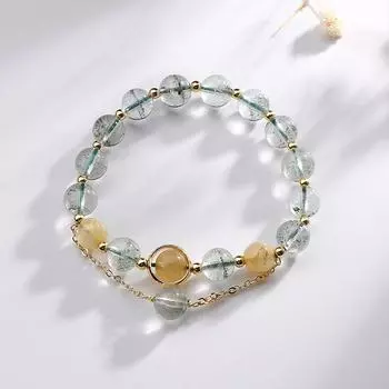 Зеленый браслет-призрак, женский переносной вакуумный браслет с кристаллами, сохраняющими цвет