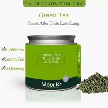 Зеленый чай | № 809 Зеленый спиральный чай Фуцзянь Классический зеленый чай китайская еда без сахара Напитки для здоровья