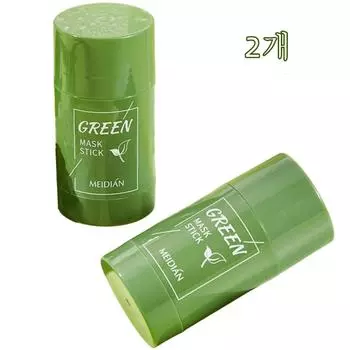 Зеленый чай баклажан зеленый чай твердая маска глубоко очищающая увлажняющая маска, зеленый чай упаковка, 2 шт.