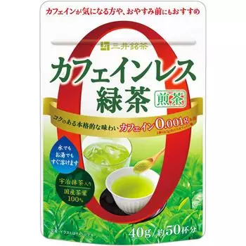 Зеленый чай без кофеина Mitsui Meicha Sencha 40 г x 2 шт.