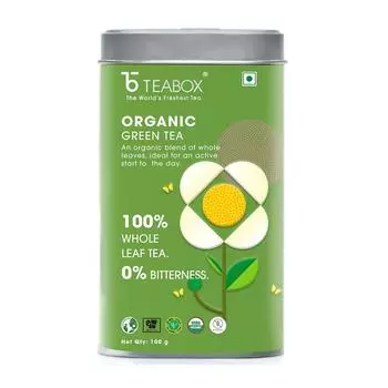 Зеленый чай Дарджилинг (100 г), Organic Darjeeling Green Tea, Teabox